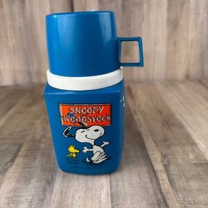 Vintage 1965 Snoopy and Woodstock Thermos